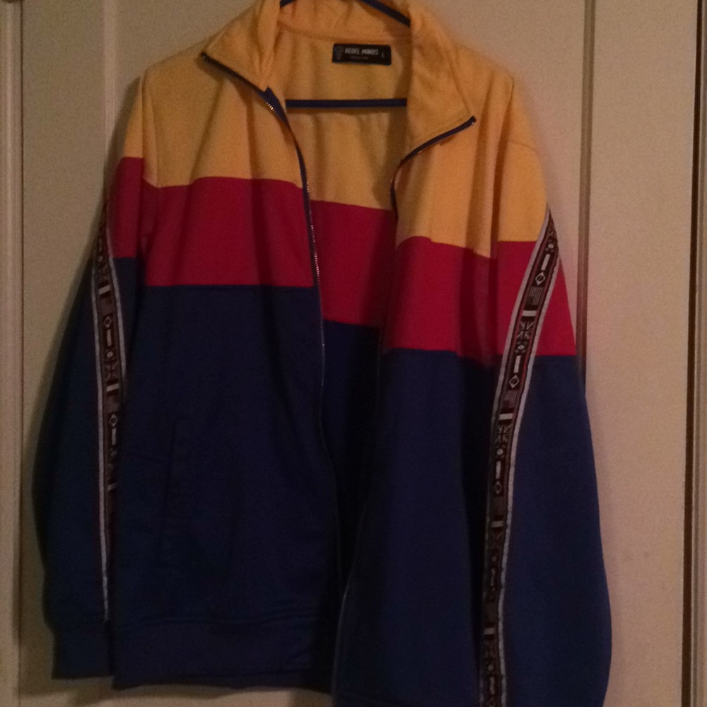 Rebel Minds colorblock Men’s track jacket
